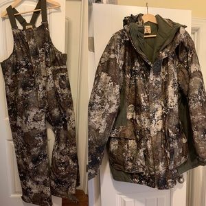 Red Head Bone-Dry Hunting Bibs with Coat